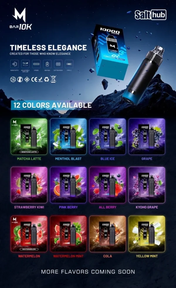 Marbo Bar 10,000 Puffs - มาโบ 10K (มาโบ 10000 คำ)